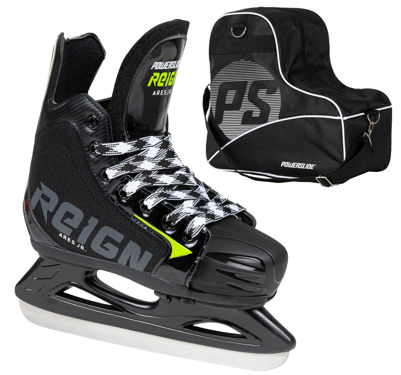 Powerslide Ares Junior adj. + Ice Skate Bag bundle