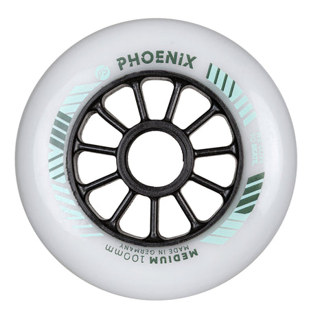 PHOENIX 100mm DD Medium - Powerslide - Racing Inline Skate Wheels - Product Image 1