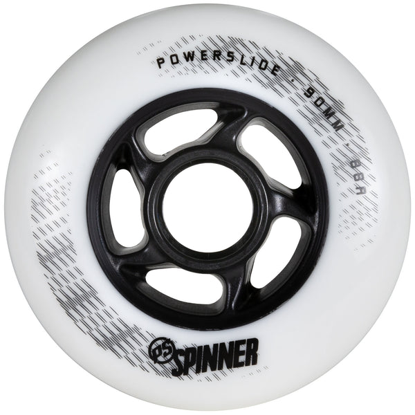 Spinner 90/88A White, 4 pack - Powerslide - Urban Inline Skate Wheels - Product Image 1