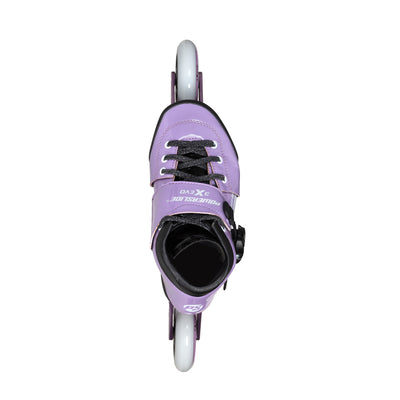 3X adj. Evo Lavender / White - Powerslide - Racing Inline Skates - Product Image 4