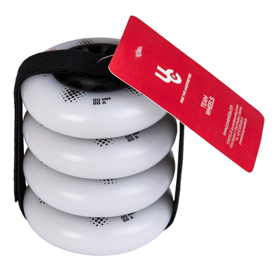 Team PRO 80/88A White, 4-pack - Undercover - Urban Inline Skate Wheels - Product Image 3