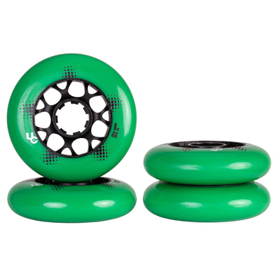 Team PRO 84mm/84A Green, 4-Pack - Undercover - Urban Inline Skate Wheels - Product Image 4