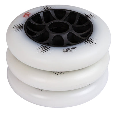 Team PRO 110/88A White, 3-pack - Undercover - Urban Inline Skate Wheels - Product Image 4