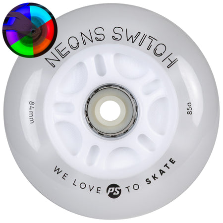 Neons Switch LED 84/85A 4-pack - Powerslide - Nite Inline Skate Wheels - Product Image 1