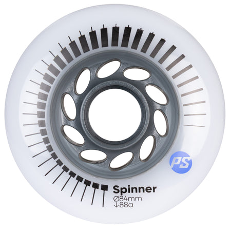 Spinner 84/88A White, 4 pack - Powerslide - Urban Inline Skate Wheels - Product Image 1
