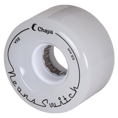 Neons Switch 58mm White - Chaya - Nite Roller Skate Wheels - Product Image 3