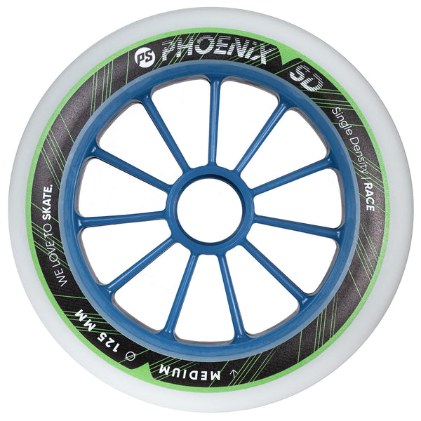 PHOENIX 125mm SD Medium - Powerslide - Racing Inline Skate Wheels - Product Image 1