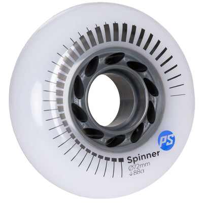 Spinner 72/88A White, 4-pack - Powerslide - Urban Inline Skate Wheels - Product Image 2