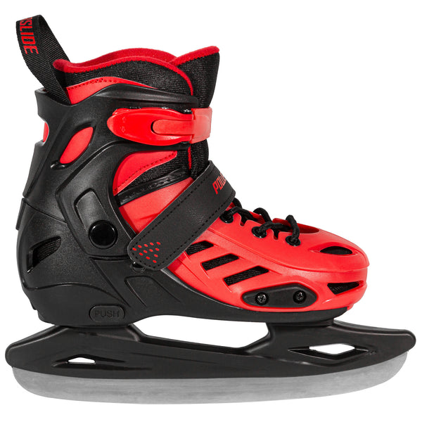 Khaan Jr. adj. Red - Powerslide - Ice Skating Ice Skates - Product Image 1