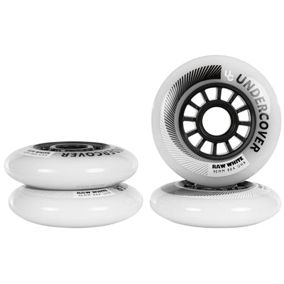 Raw 90/88A White, 4-pack - Undercover - Urban Inline Skate Wheels - Product Image 4