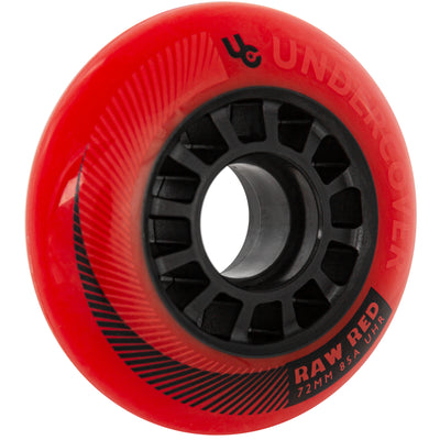 Raw 72/85A Red, 4-pack - Undercover - Urban Inline Skate Wheels - Product Image 2
