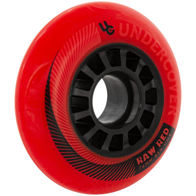 Raw 76/85A Red, 4-pack - Undercover - Urban Inline Skate Wheels - Product Image 2