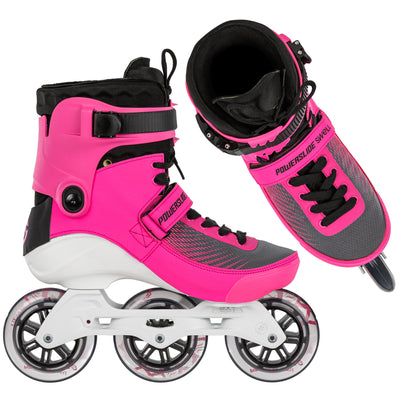 Swell Electric Pink 100 - 3D Adapt - Powerslide - Fitness Inline Skates - Product Image 7
