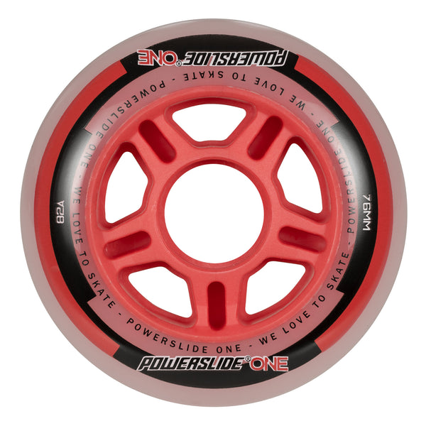 PS ONE 76/82A, 4-pack - Powerslide - Fitness Inline Skate Wheels - Product Image 1