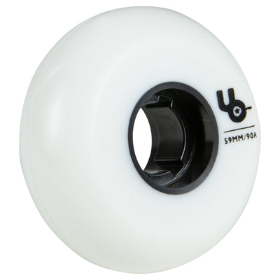 Team 59/90A White, 4-pack - Undercover - Aggressive Inline Skate Wheels - Product Image 2
