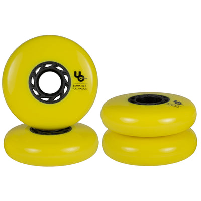 Team 80/86A Yellow, 4-pack - Undercover - Urban Inline Skate Wheels - Product Image 2