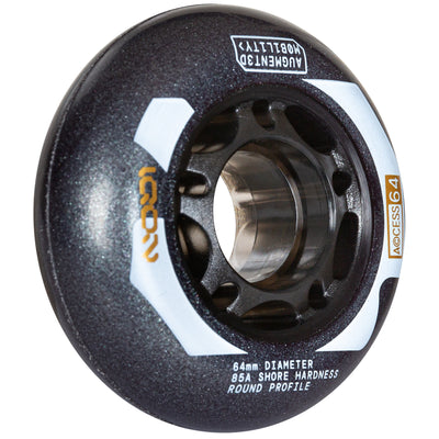 Access 64 Dark Grey 4-pack - IQON - Aggressive Inline Skate Wheels - Product Image 2