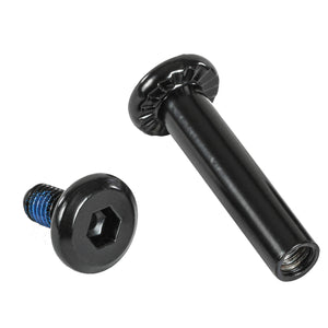 Steel Double Axle for brake, Hex 28mm/6mm (1)