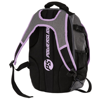 Fitness Backpack Dark Grey/Purple - Powerslide - Inline Skating Bags - Product Image 6