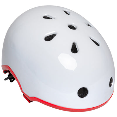 Elite White Red Shiny (include removable peak) - Ennui - Inline Skating Helmets - Product Image 12